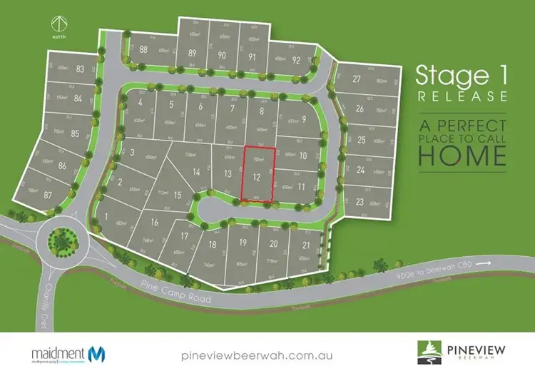 Main view of Homely land listing, Lot 12 Pineview, Beerwah QLD 4519