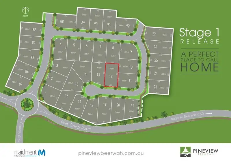 Main view of Homely land listing, Lot 12 Pineview, Beerwah QLD 4519