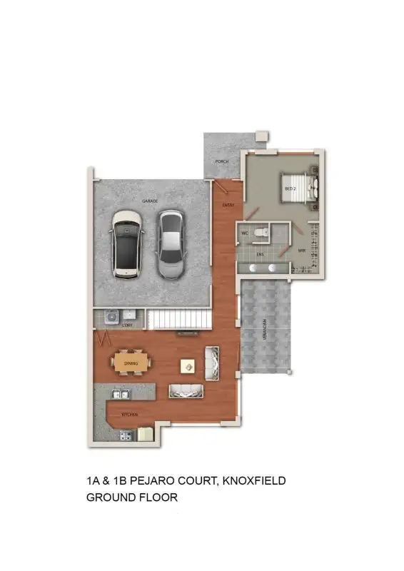 Sixth view of Homely townhouse listing, 1B Pejaro Court, Knoxfield VIC 3180