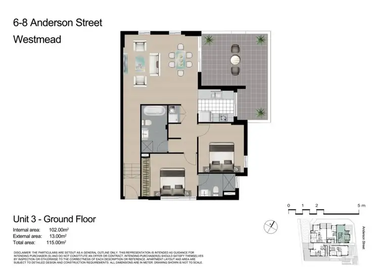 Second view of Homely apartment listing, 3/6-8 Anderson Street, Westmead NSW 2145
