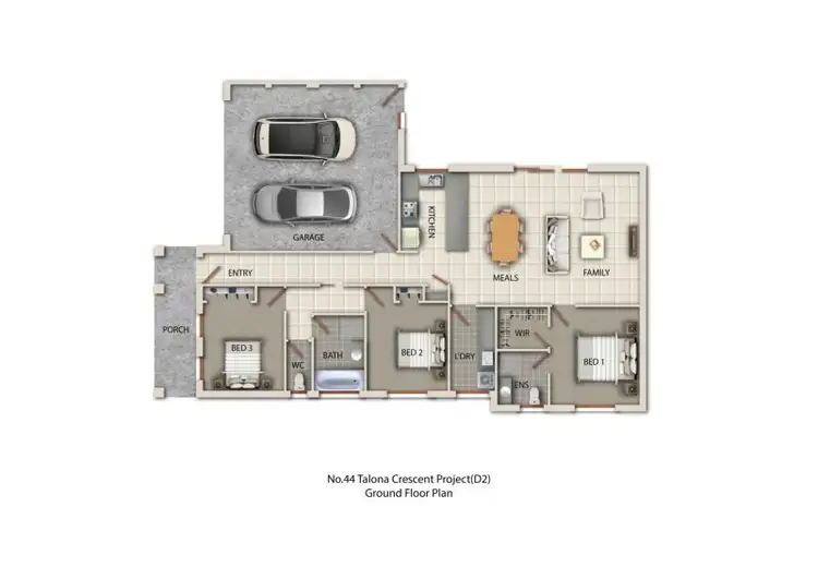 Second view of Homely townhouse listing, 44 AandB Talona Crescent, Corio VIC 3214