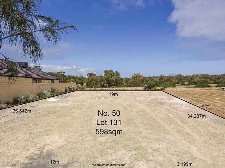 Main view of Homely land listing, 50 Lakeway Retreat, Dawesville WA 6211