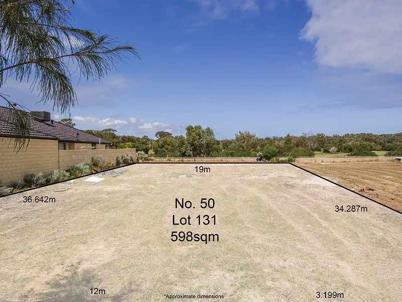 Main view of Homely land listing, 50 Lakeway Retreat, Dawesville WA 6211