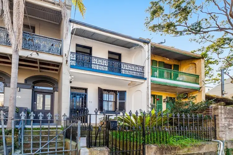 Main view of Homely terrace listing, 73 Surrey Street, Darlinghurst NSW 2010