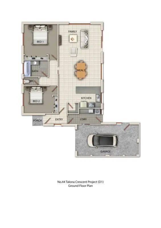 Third view of Homely townhouse listing, 44 AandB Talona Crescent, Corio VIC 3214