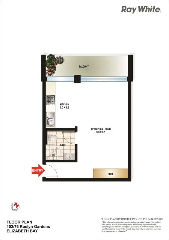 Seventh view of Homely studio listing, 102/76 Roslyn Gardens, Rushcutters Bay NSW 2011