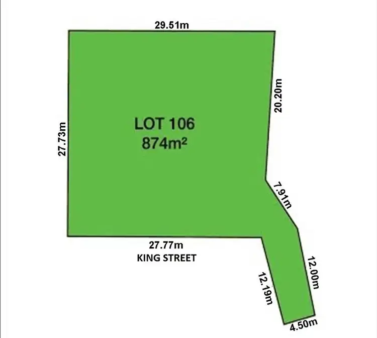 Main view of Homely land listing, 7 King Street, Lyndoch SA 5351