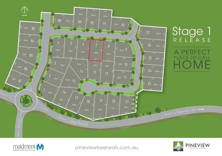 Main view of Homely land listing, Lot 7 Featherwood Crescent, Beerwah QLD 4519