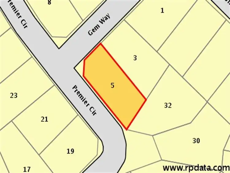 Main view of Homely land listing, 5 Gem Way, Dongara WA 6525