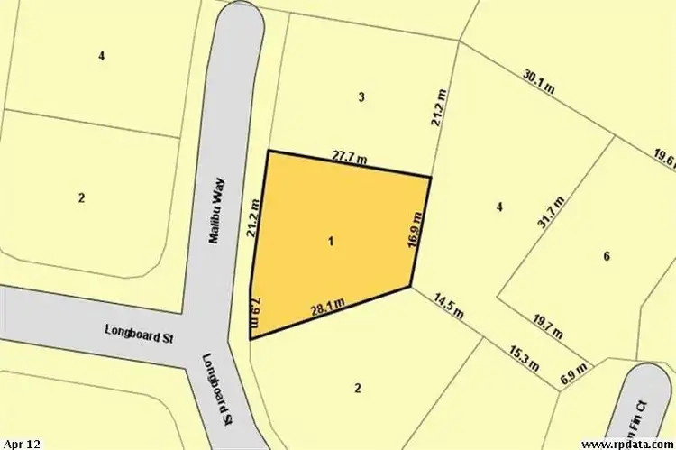 Third view of Homely land listing, 1 Malibu Way, Toogoom QLD 4655
