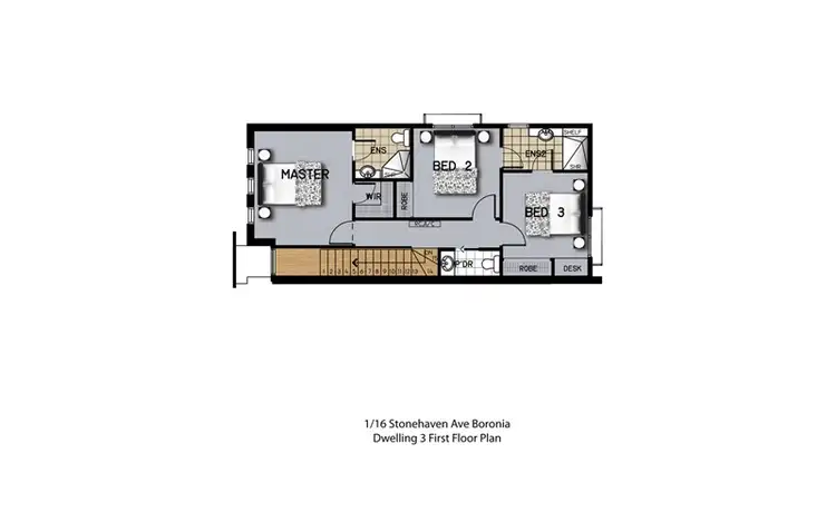 Second view of Homely house listing, 3 at 1/16 Stonehaven Avenue, Boronia VIC 3155