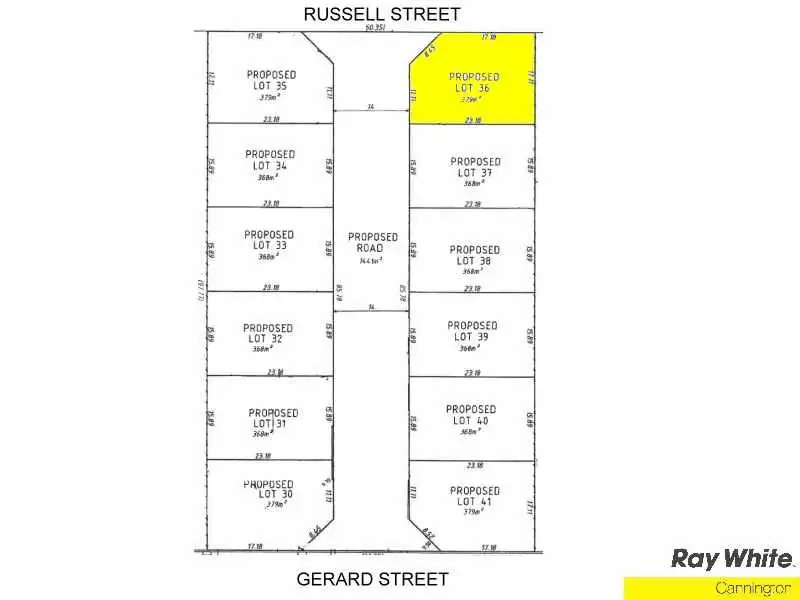 Main view of Homely land listing, Lot 36/96 Gerard Street, East Cannington WA 6107