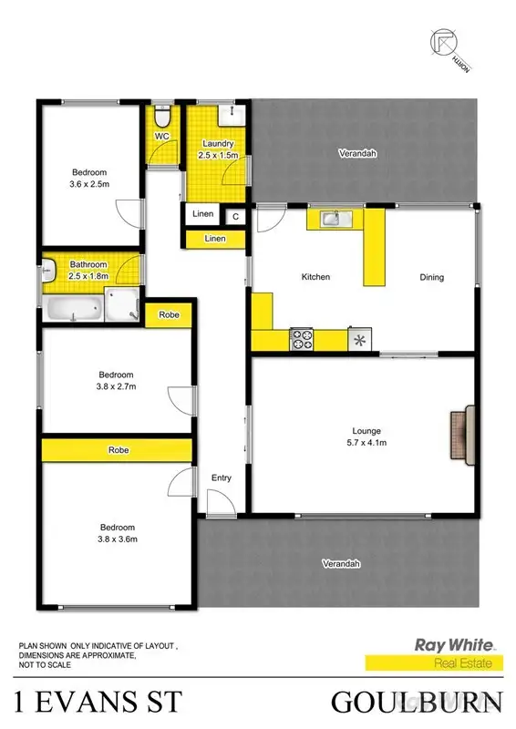 Seventh view of Homely house listing, 1 Evans Street, Goulburn NSW 2580