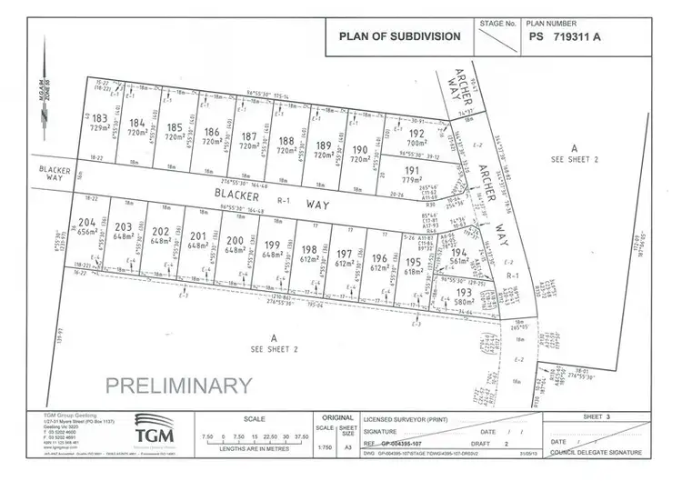 Main view of Homely land listing, Lot 195 Blacker Way, Bannockburn VIC 3331