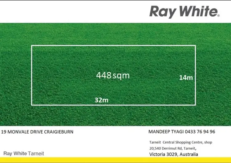 Main view of Homely land listing, 19 MONTVALE Drive, Craigieburn VIC 3064