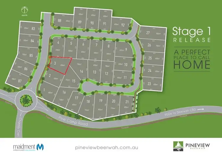 Main view of Homely land listing, Lot 3 Pineview, Beerwah QLD 4519