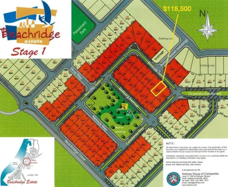 Lot 439, 34 Boronia Turn, Jurien Bay WA 6516