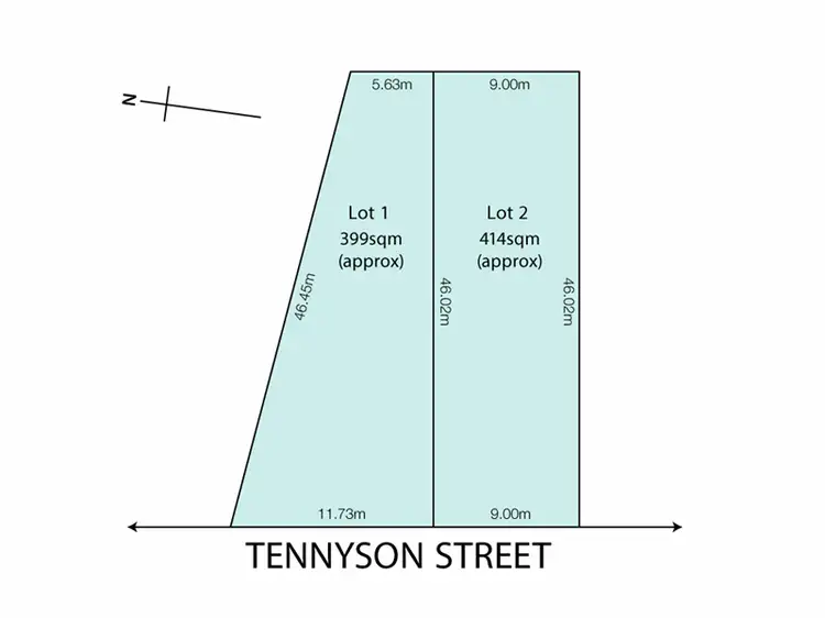 Third view of Homely land listing, Lot 2/8 Tennyson Street, Clearview SA 5085