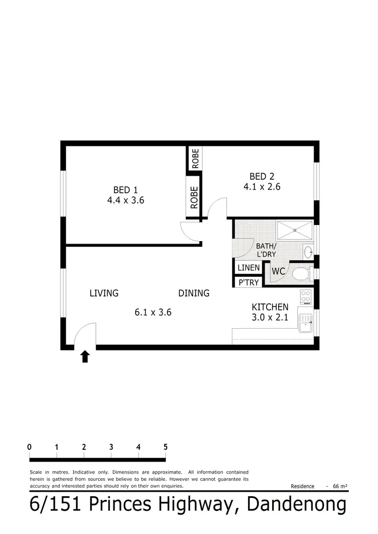 Seventh view of Homely apartment listing, 6/151 Princes Highway, Dandenong VIC 3175