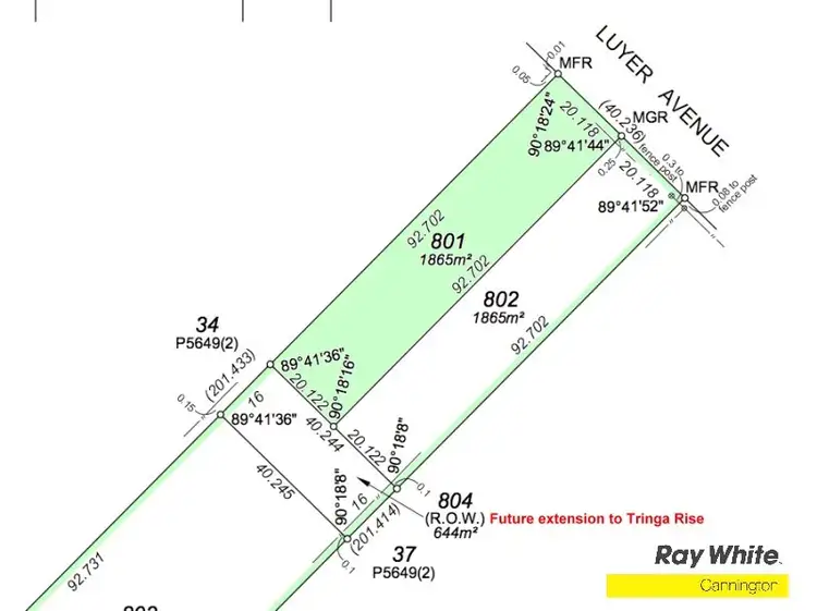 Fourth view of Homely land listing, Lot 801 Luyer Avenue, East Cannington WA 6107