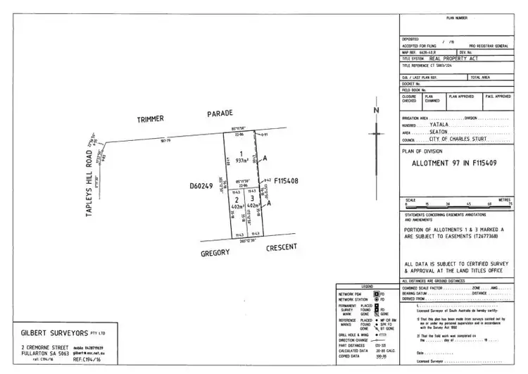 Second view of Homely land listing, Lot 2, 26 Gregory Crescent, Seaton SA 5023