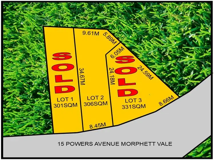 Main view of Homely land listing, Lots 2/15 Powers Avenue, Morphett Vale SA 5162
