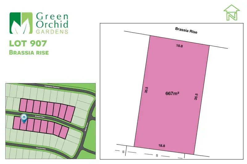 Main view of Homely land listing, Lot 907 Brassia Rise, Worrigee NSW 2540
