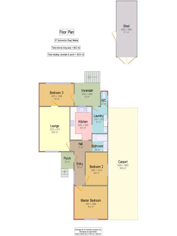 Fifth view of Homely house listing, 37 Summerton Road, Medina WA 6167