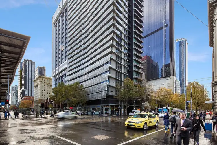 Main view of Homely apartment listing, 1411/620 Collins Street, Melbourne VIC 3000