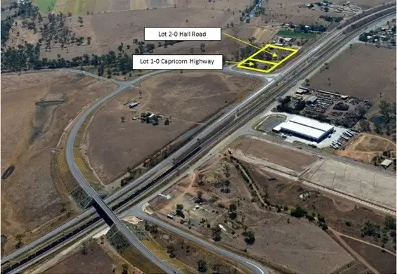 Main view of Homely land listing, Lot 1 and Lot 2 Capricorn Highway and Hall Road, Gracemere QLD 4702