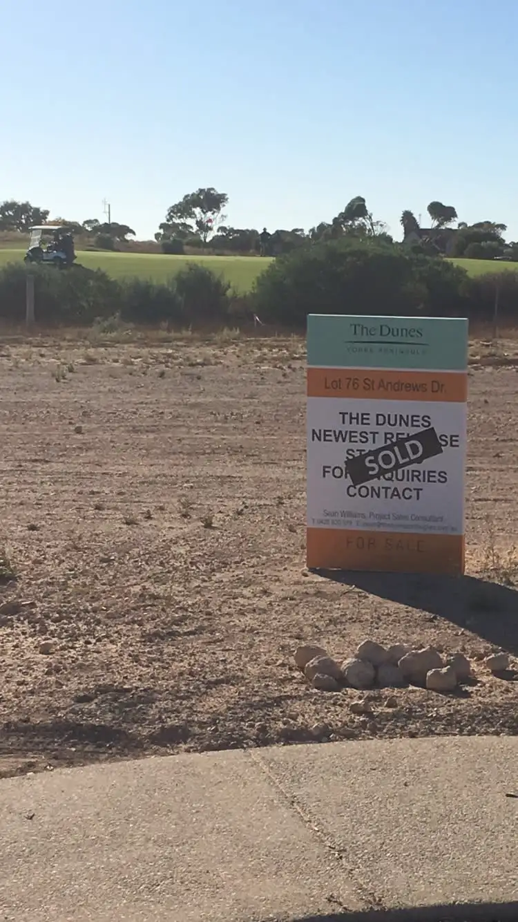 Main view of Homely land listing, Lot 76 St Andrews Drive, Port Hughes SA 5558