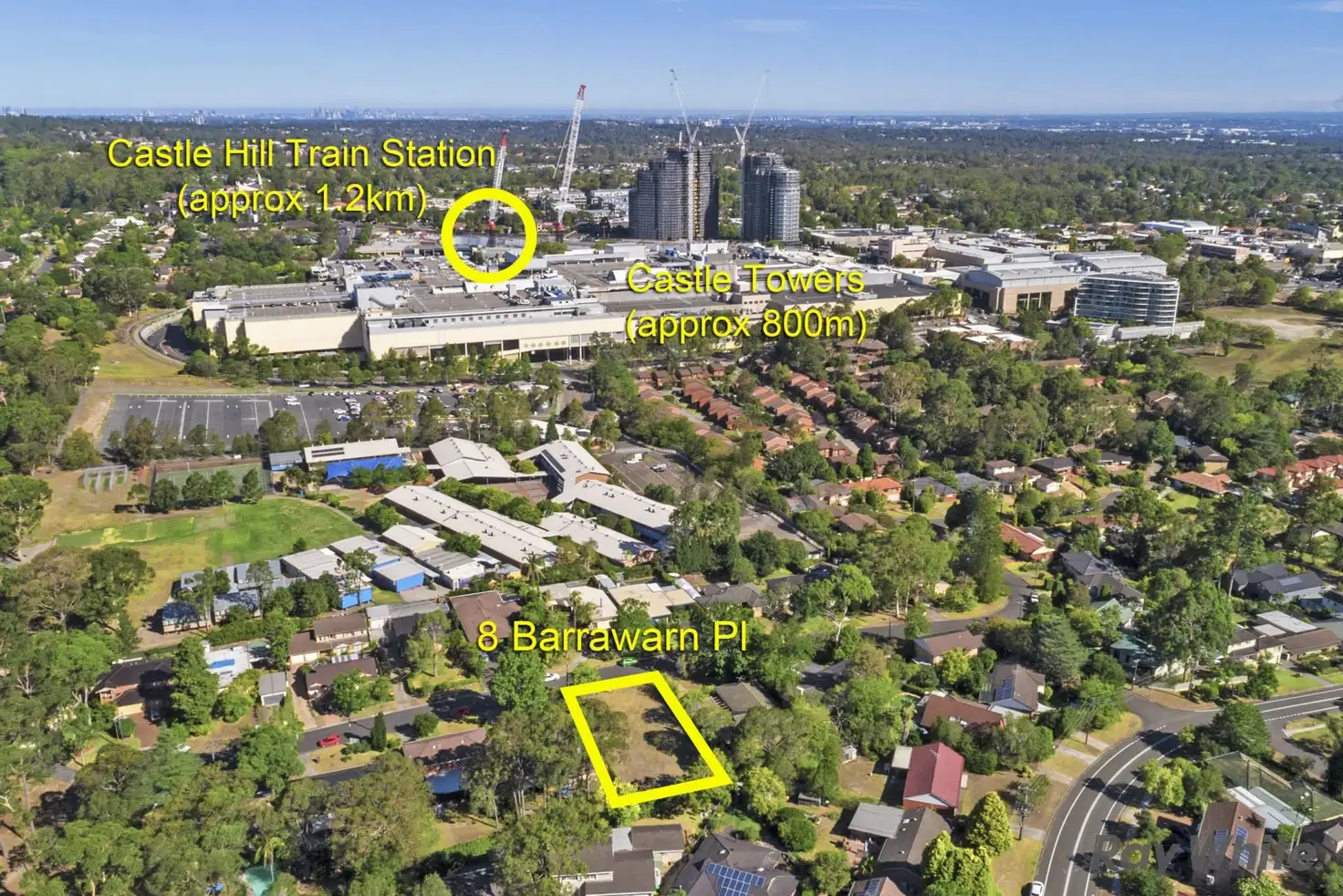 Main view of Homely land listing, 8 Barrawarn Place, Castle Hill NSW 2154