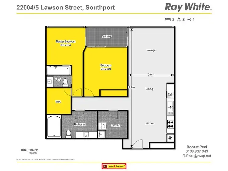 Second view of Homely apartment listing, 22004/5 Lawson Street, Southport QLD 4215
