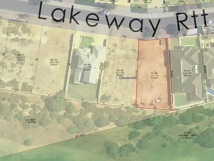 Fifth view of Homely land listing, 50 Lakeway Retreat, Dawesville WA 6211
