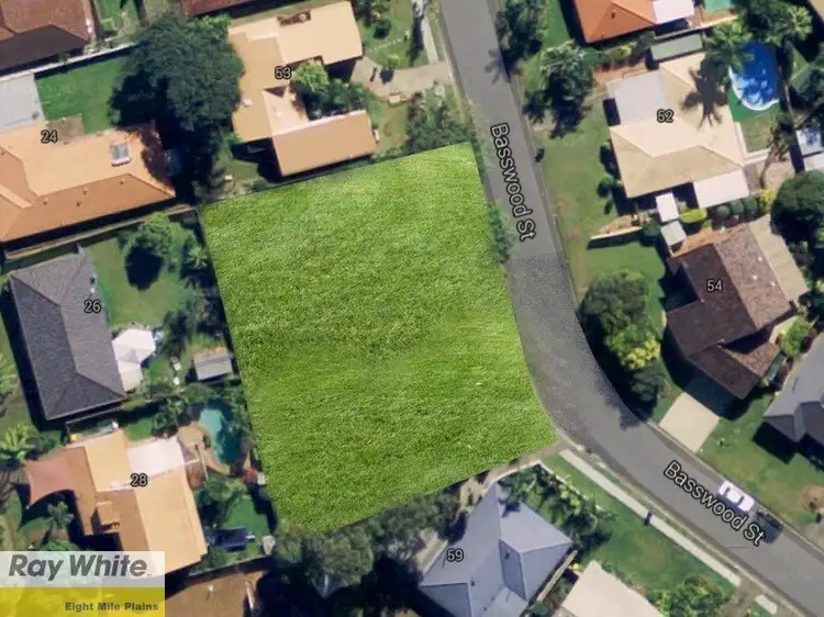 Main view of Homely land listing, 57 and 57a Basswood Street, Algester QLD 4115