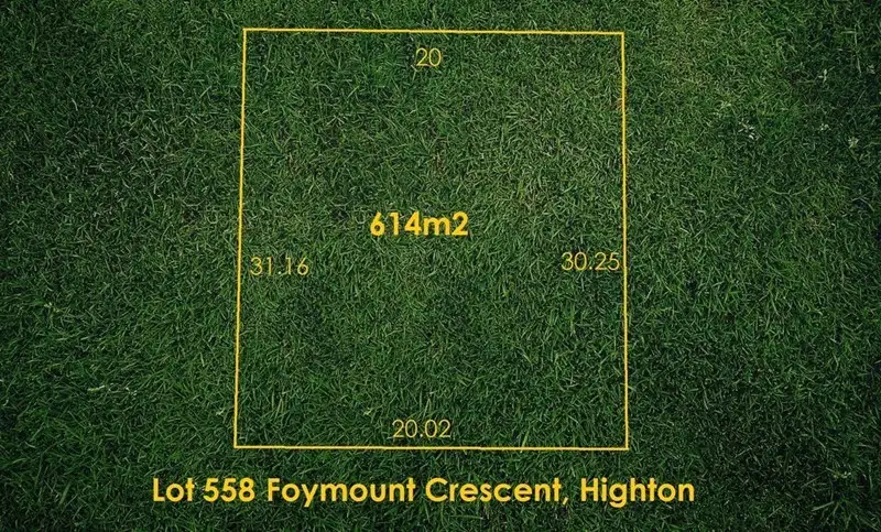 Main view of Homely land listing, Lot 558 Foymount Crescent, Highton VIC 3216