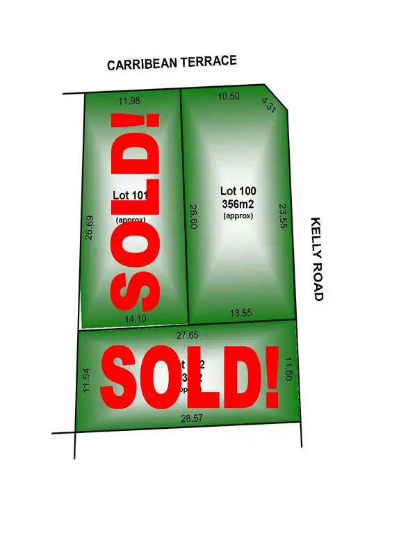 Lot 100/33 Carribean Terrace, Modbury Heights SA 5092