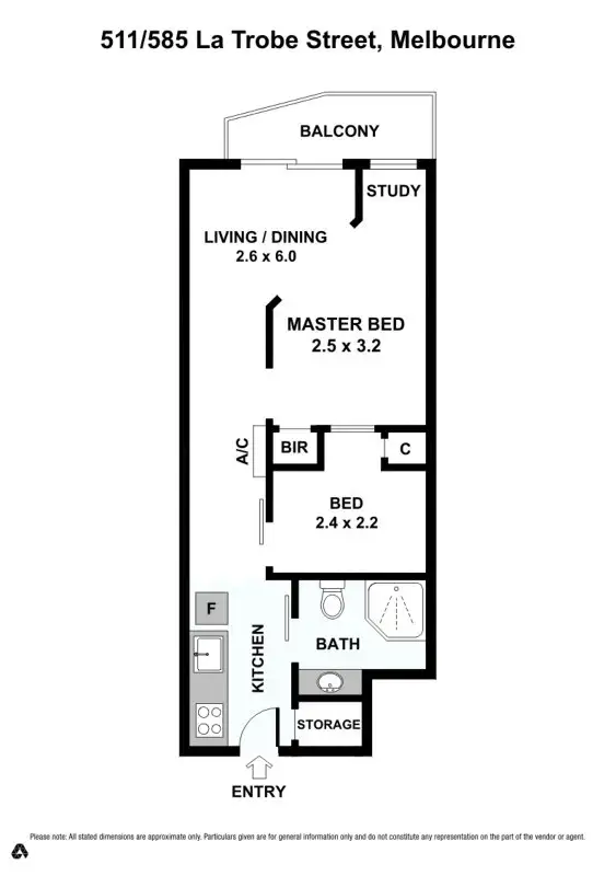 Fifth view of Homely apartment listing, 511/585 La Trobe Street, Melbourne VIC 3000