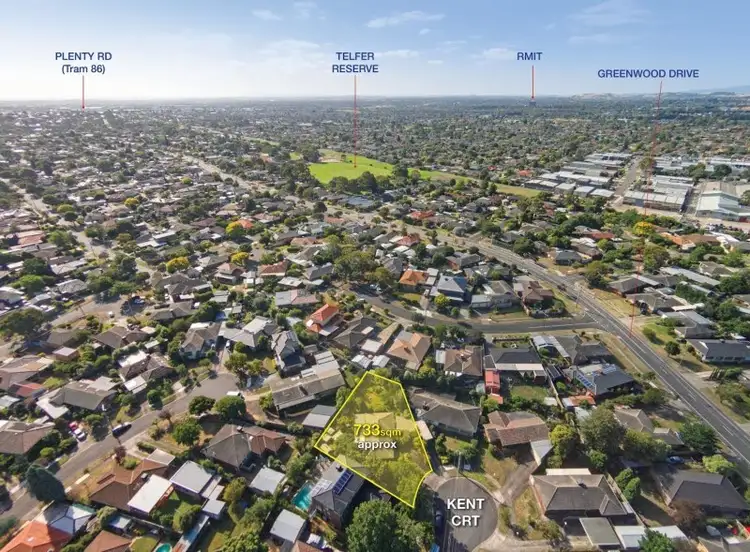 Second view of Homely house listing, 3 Kent Court, Bundoora VIC 3083