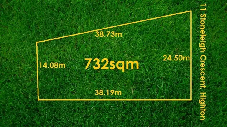 Third view of Homely land listing, 11 Stoneleigh Crescent, Highton VIC 3216