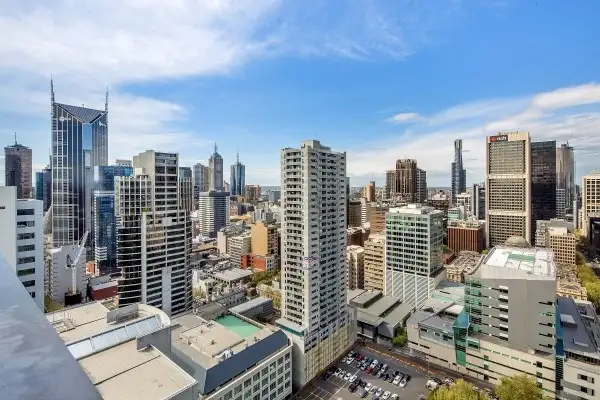 Second view of Homely apartment listing, 2706/350 William Street, Melbourne VIC 3000
