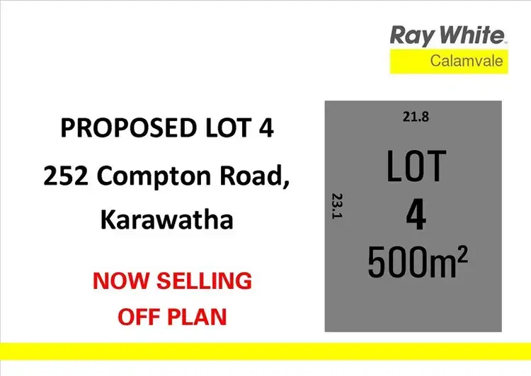 Main view of Homely land listing, Lot 4, 352 Compton Road, Karawatha QLD 4117