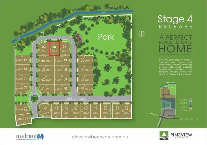 Main view of Homely land listing, Lot 66 Ironbark Crescent, Beerwah QLD 4519