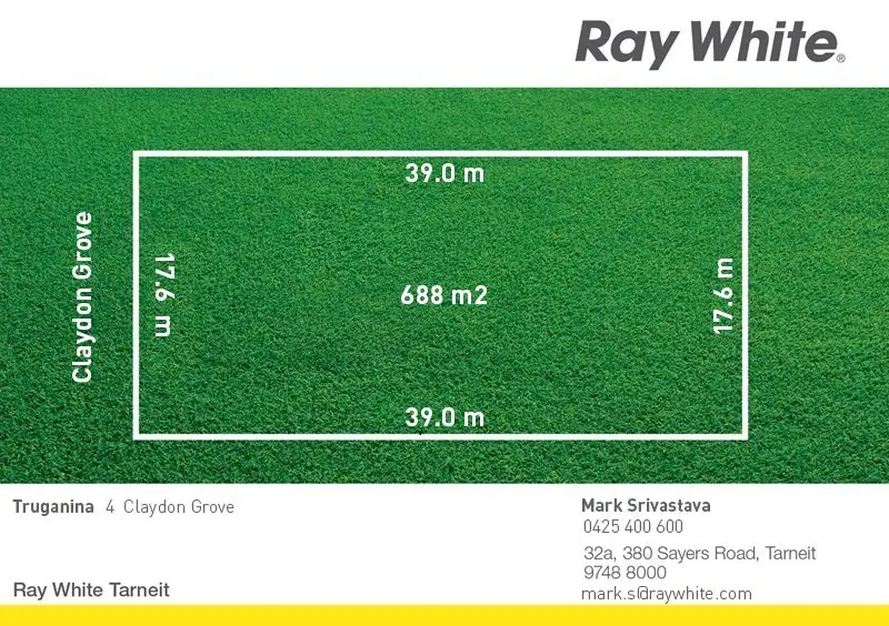 Main view of Homely land listing, 4 Claydon Grove, Truganina VIC 3029