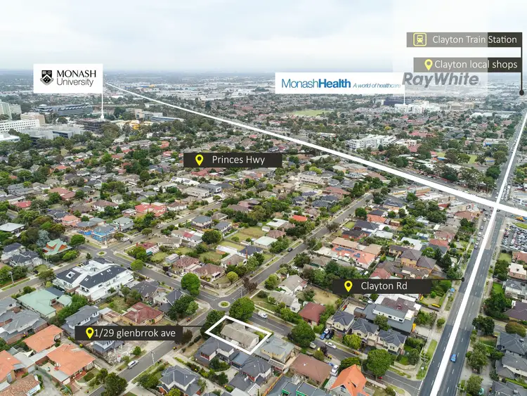 Third view of Homely unit listing, 1/29 Glenbrook Avenue, Clayton VIC 3168