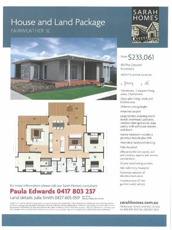 Main view of Homely house listing, 613 The Crescent, Nuriootpa SA 5355