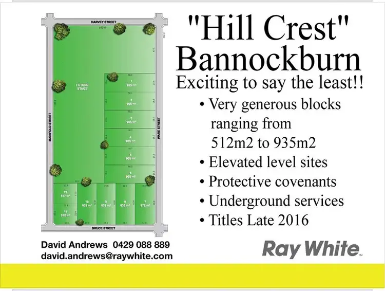 Main view of Homely land listing, Lot 13 HILLCREST, Bannockburn VIC 3331