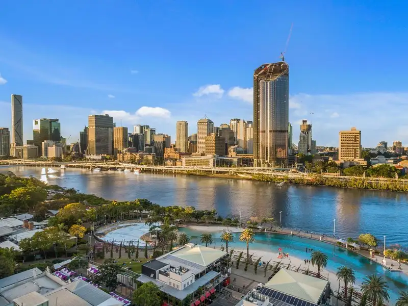 Main view of Homely apartment listing, 2413/178 Grey Street, South Brisbane QLD 4101