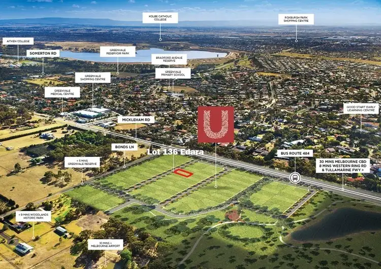Second view of Homely land listing, Lot 136 Edara Circuit, Greenvale VIC 3059