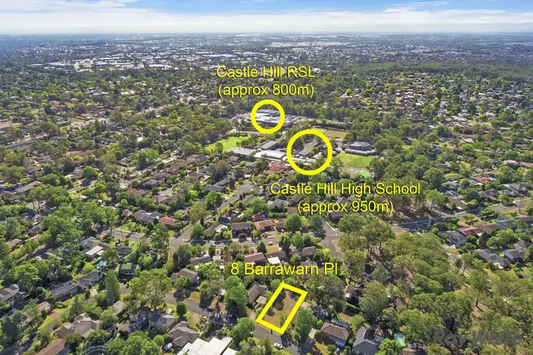 Second view of Homely land listing, 8 Barrawarn Place, Castle Hill NSW 2154